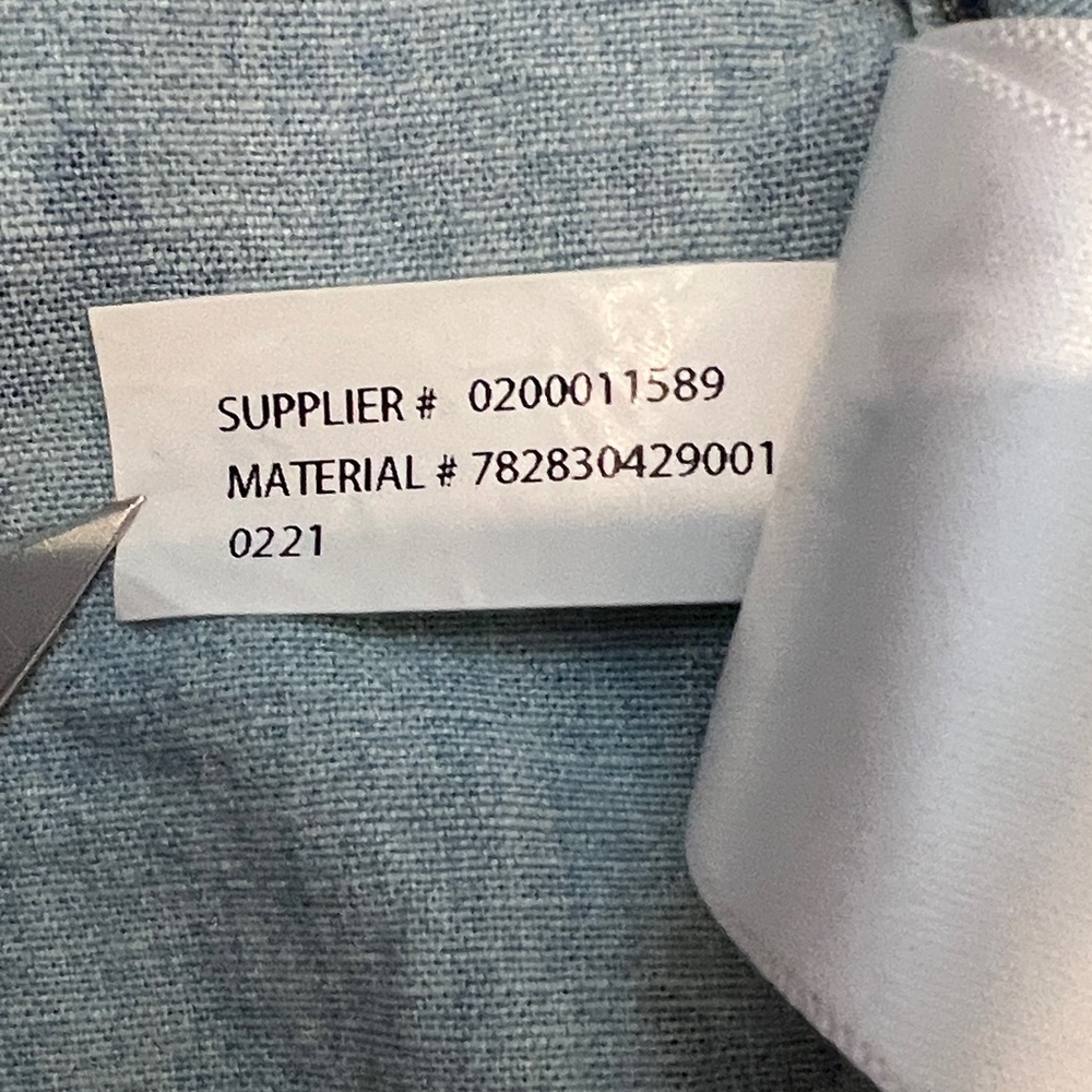 RRL Ralph Lauren "American Liberty" Indigo Chambray Camp Shirt Medium - Picture 11 of 11